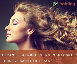 Abrams hairdressers (Montgomery County, Maryland) - page 2