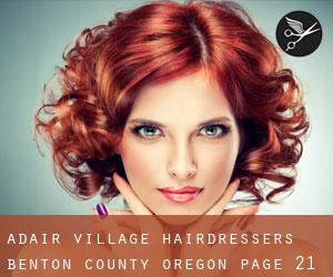 Adair Village hairdressers (Benton County, Oregon) - page 21