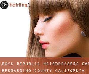 Boys Republic hairdressers (San Bernardino County, California)