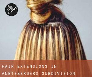 Hair Extensions in Anetsberger's Subdivision