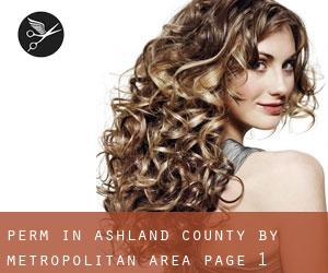 Perm in Ashland County by metropolitan area - page 1