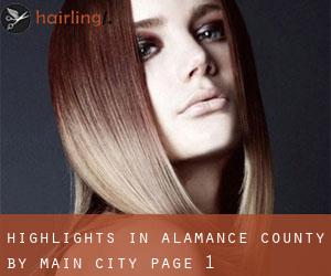 Highlights in Alamance County by main city - page 1