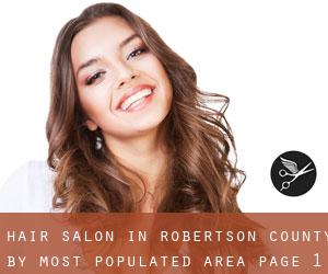 Hair Salon in Robertson County by most populated area - page 1
