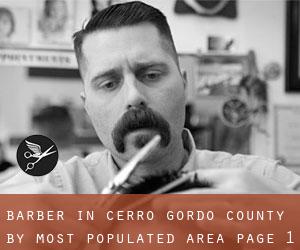 Barber in Cerro Gordo County by most populated area - page 1