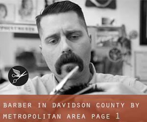 Barber in Davidson County by metropolitan area - page 1