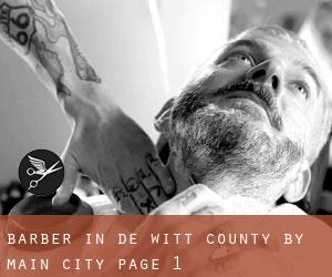 Barber in De Witt County by main city - page 1