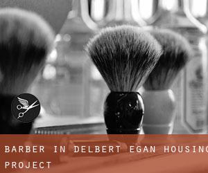 Barber in Delbert Egan Housing Project