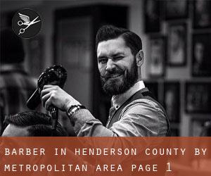 Barber in Henderson County by metropolitan area - page 1