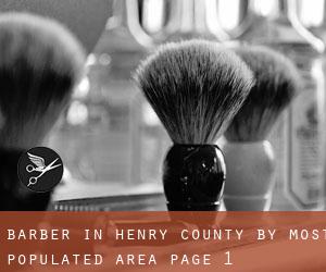 Barber in Henry County by most populated area - page 1