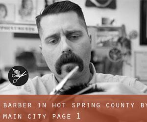 Barber in Hot Spring County by main city - page 1